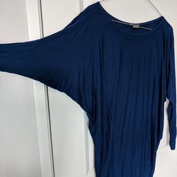 ⭐Vince Dolman Sleeve Slouchy Blue Top - Picture 6 of 8